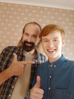 Reklaminspelning med Peter Stormare Reklaminspelning med Peter Stormare