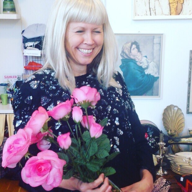 Morsom fotografering for en vintage butikk