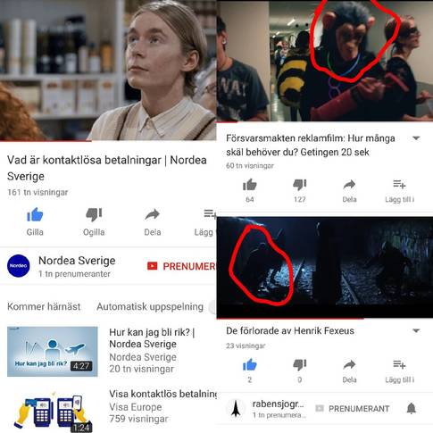 Ngra av de Reklamfilmer jag varit i