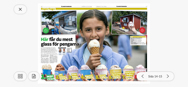 Glassreportage Ålandstidningen