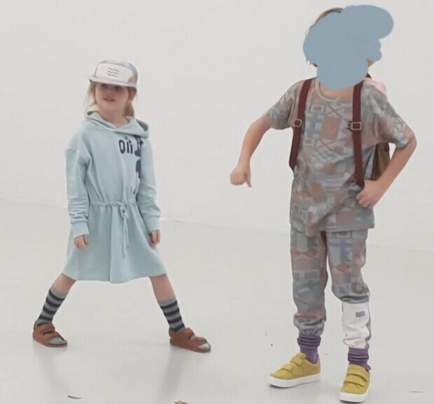 Kldmodell fr  Babyshop