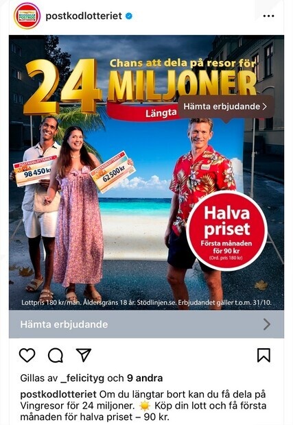 Postkodlotteriet Postkodlotteriet