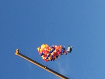 Reklame stunt i luften Reklame stunt i luften