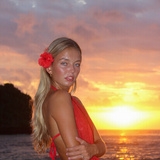 Modell jobb på Bali