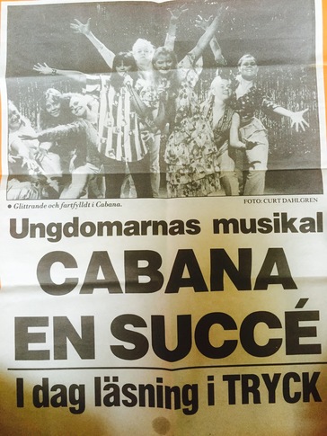 Cabana, krogshow/musikal