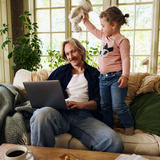 Modelljobb med dottern