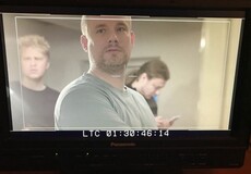 Spillede far i en kort film