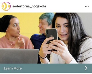 Modell til Södertörns Högskolas kanaler Modell til Södertörns Högskolas kanaler