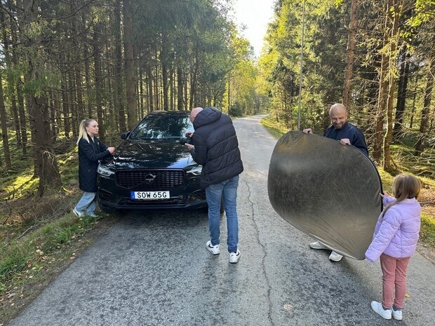 Extremt rolig fotografering