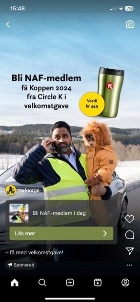 Nätreklam med min son