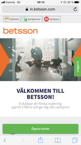 Betsson reklam 2019