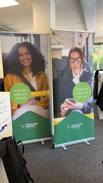 Afisch bussreklam Afisch bussreklam