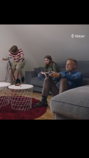 Inspelning Tibber-reklam med Henrik Schyffert