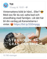 Tui reklamfilm p Gran Canaria