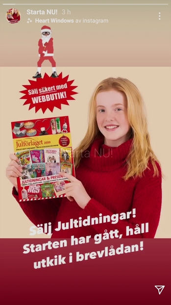 Reklam fr Svenska Julfrlaget