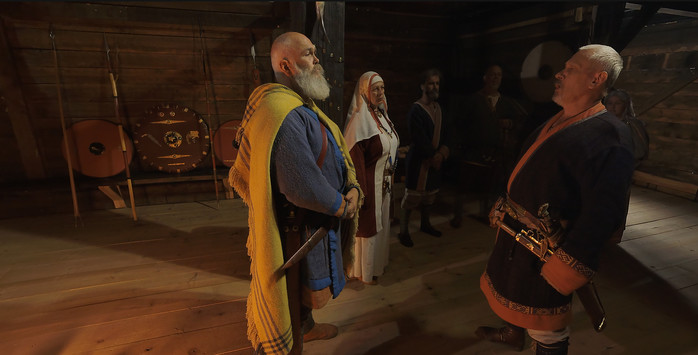1 statist skes till Vr  film om Uppkra p 600 talet  ( Soldat under Vendeltiden))