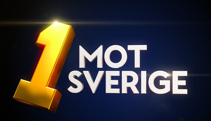 1 mot Sverige sker deltagare!