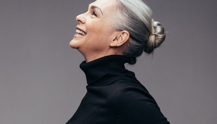 1 person 55+ skes till reklamfotografering