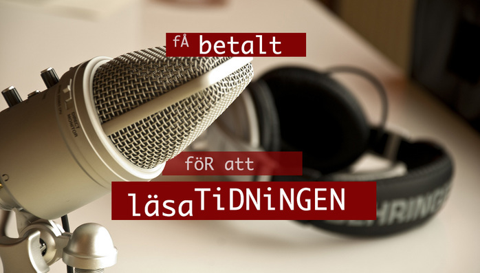 Tidningsinläsare sökes!