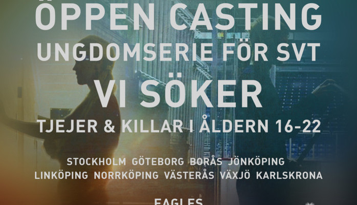 Ungdomsserie fr Svt - sker tjejer och killar mellan 16-22r