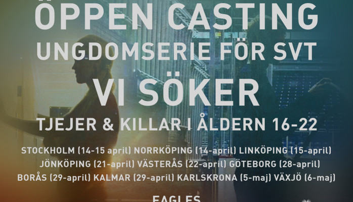 Ungdomsserie fr Svt - sker tjejer och killar mellan 16-22r