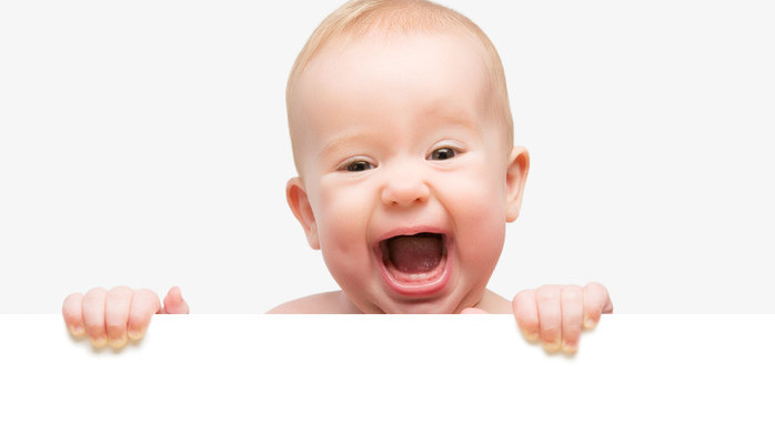 Sker baby 3-4 mneder til et fotoshoot for et fransk cashmere klesmerke