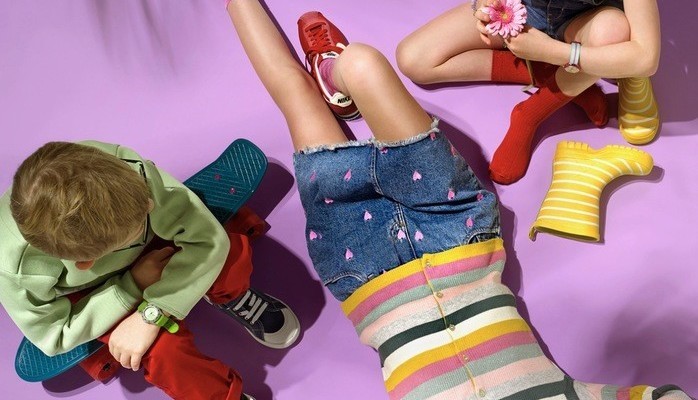 Barnmodell till modefotografering fr galleria i Stockholmsomrdet