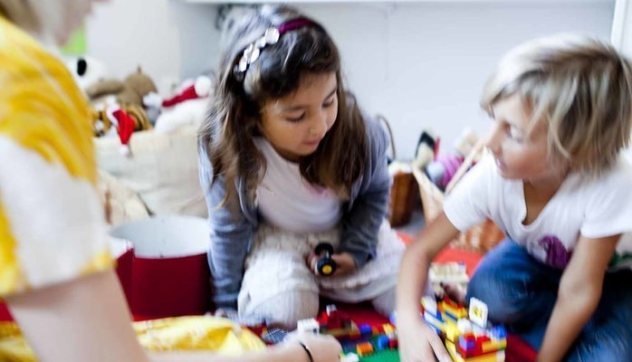Barn skes till reklamfilm fr Pedagogpoolen