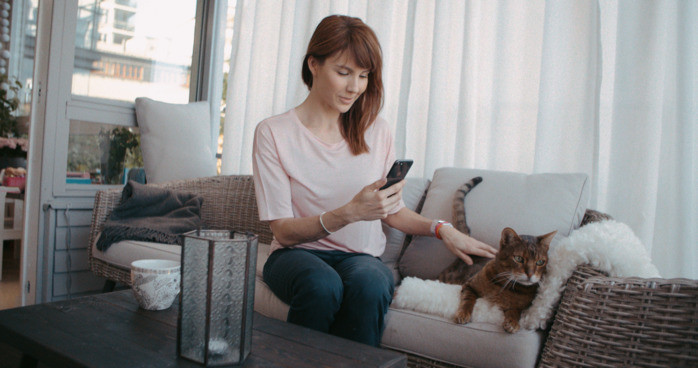 Filminspelning med sta hundar