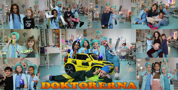 Barnpatienter till Svts barnprogram Doktorerna!