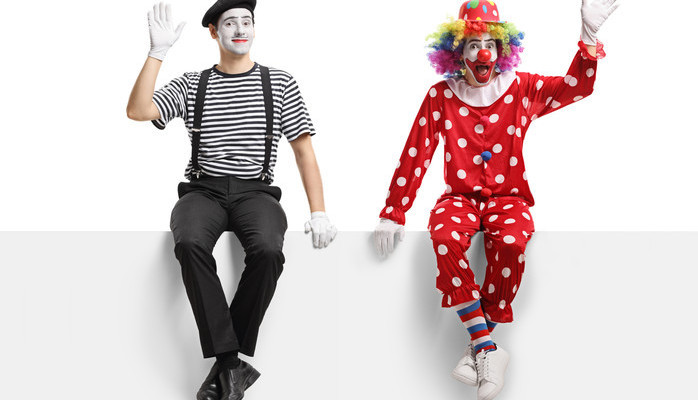 Clowner till barnprogram 