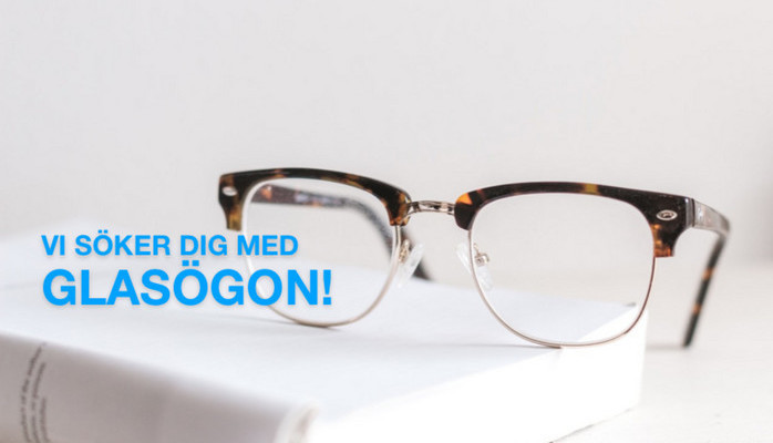 Deltagare till Eyetracking Studie med Glasgon 