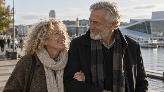 Eldre par (65-75) til musikkvideo i Oslo – honorert oppdrag