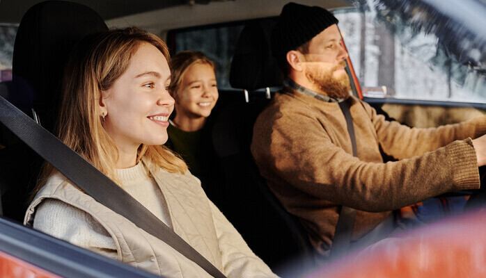 Familie til reklamefilm for svensk dagligvarebutikk