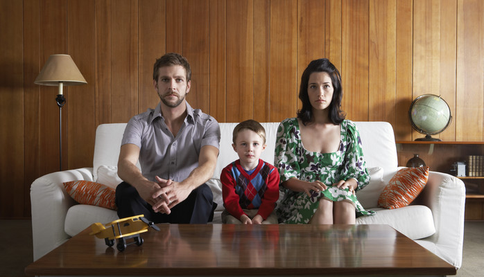 Familj (flera generationer skes) till reklamfilm 2-5 dec