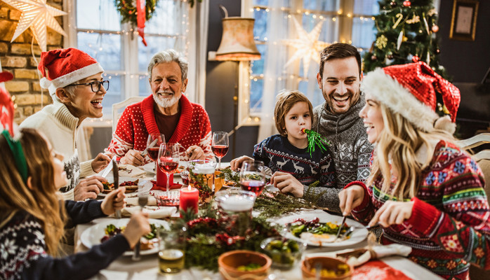 Familj skes till julfilm