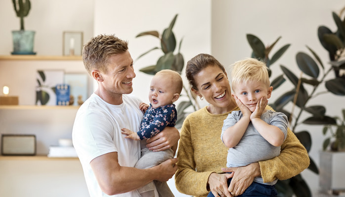 Fotografering p hotellrum barnfamilj fr smlandsvillan och myresjhus