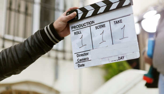 Internfilmopptak p en butikk