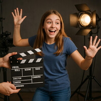 GRATIS provlektion i filmskådespeleri (13-15 år)