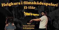 Kurs i filmskådespeleri för ungdomar (13-15 år)