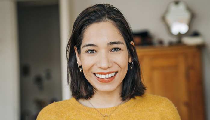 Kvinna som ska spela 