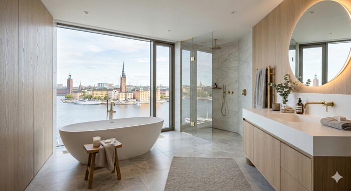 Söker location med stort modernt badrum helst i söderort (stockholm)