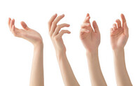 Handmodeller till stillbildsfotografering