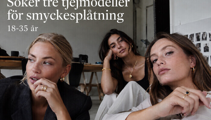 Ersättning 10 000 kr - Modell/People modell till smyckesmärke i Stockholm  Plåtning 12-13 okt