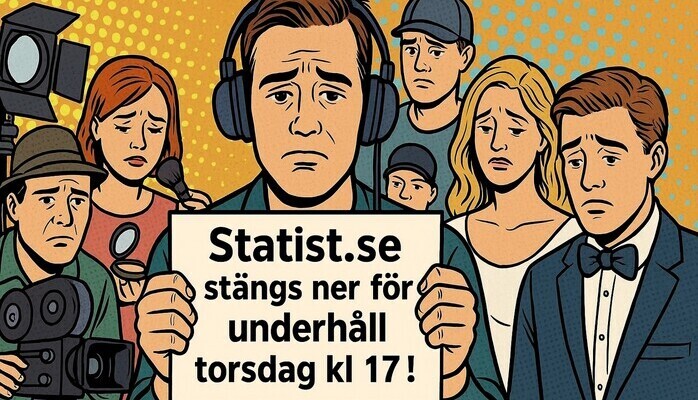 Statist.se stngs ner idag kl 17.00 fr underhll! 