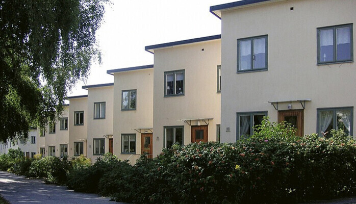Radhus/villa i 60-tals stil skes i Stockholmsomrdet