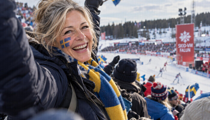 Ersättning 2 000 kr - Reklaminspelning för Skid-VM i Falun – sök kvinna 60-75 år