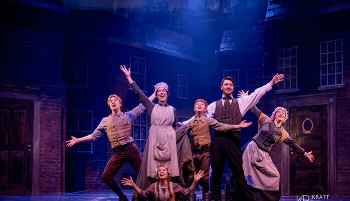 A Christmas Carol på Folkoperan Tjej 9 - 13 år som kan sjunga , dansa och agera.