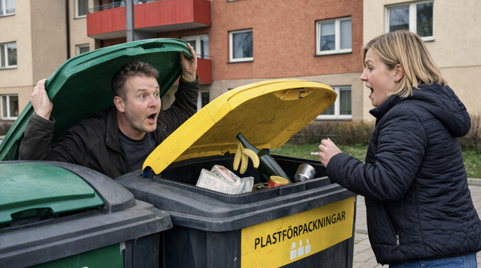 Komisk roll - nedskräpningsfilmer