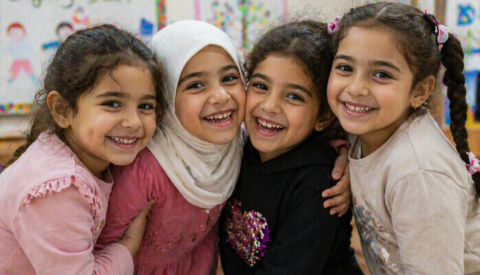 Arabisktalende jenter 5-10 år